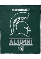 Michigan State Spartans Silk Touch Alumni 50X60 Fleece Blanket - Green