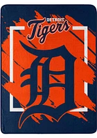 Detroit Tigers Dimensional Micro 46x60 Raschel Throw Blanket - Navy Blue