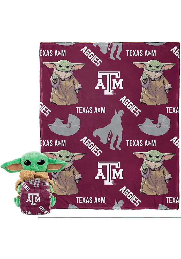 Texas A&M Aggies The Child Hugger 40x50 Fleece Blanket