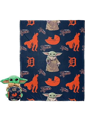 Detroit Tigers The Child Hugger 40x50 Fleece Blanket - Navy Blue