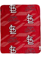 St Louis Cardinals Reversible Cloud 50x60 Raschel Blanket