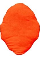 Philadelphia Flyers Hockey Mask Cloud Throw Pillow - Orange