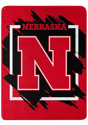 Nebraska Cornhuskers Dimensional Micro 46x60 Raschel Blanket