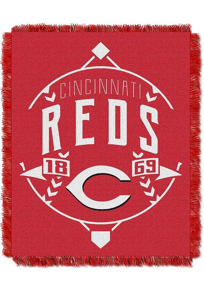 Cincinnati Reds Ace Jacquard Tapestry Blanket