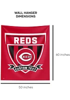 Cincinnati Reds Personalized Printed Hanging Tapestry Blanket