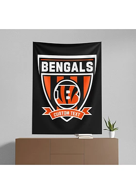 Cincinnati Bengals Personalized Printed Hanging Tapestry Blanket