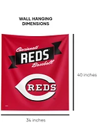 Cincinnati Reds Printed Hanging Tapestry Blanket