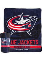 Columbus Blue Jackets Dimensional Raschel Blanket