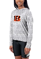 Cincinnati Bengals Womens Grey Session Hooded Sweatshirt