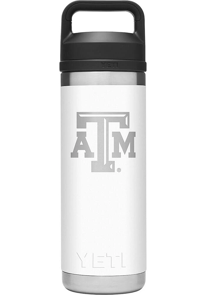 Yeti Texas A&M Aggies Rambler 18 oz Chug Stainless Steel Tumbler - White