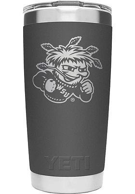 Yeti Wichita State Shockers Rambler 20 oz Stainless Steel Tumbler - Grey