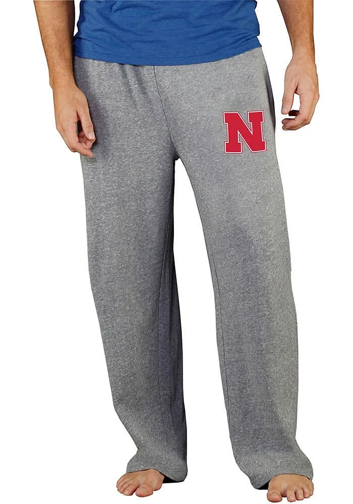 Mens Nebraska Cornhuskers Grey Concepts Sport Mainstream Terry Sweatpants