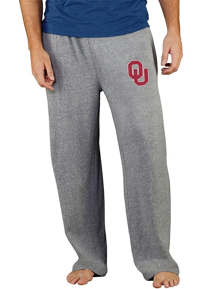 Concepts Sport Oklahoma Sooners Mens Grey Mainstream Terry Sweatpants