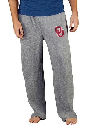 Concepts Sport Oklahoma Sooners Mens Grey Mainstream Terry Sweatpants