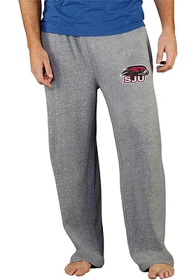 Concepts Sport Saint Josephs Hawks Mens Grey Mainstream Terry Sweatpants