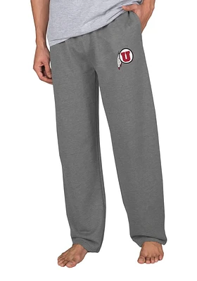 Concepts Sport Utah Utes Mens Grey Mainstream Terry Sweatpants