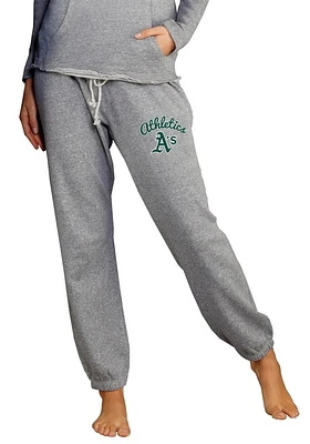 Concepts Sport Oakland Athletics Womens Mainstream Grey Sweatpants