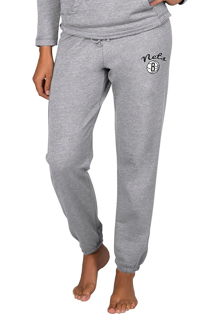 Concepts Sport Brooklyn Nets Womens Mainstream Grey Sweatpants