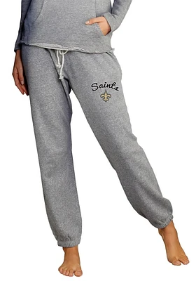 Concepts Sport New Orleans Saints Womens Mainstream Grey Sweatpants