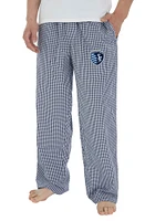 Concepts Sport Sporting Kansas City Mens Navy Blue Tradition Sleep Pants