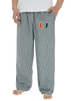 Concepts Sport Miami Hurricanes Mens Green Tradition Sleep Pants