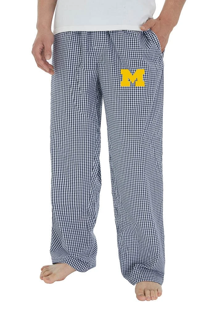 Concepts Sport Michigan Wolverines Mens Blue Tradition Sleep Pants