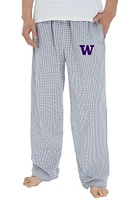 Mens Washington Huskies Grey Concepts Sport Tradition Loungewear Sleep Pants
