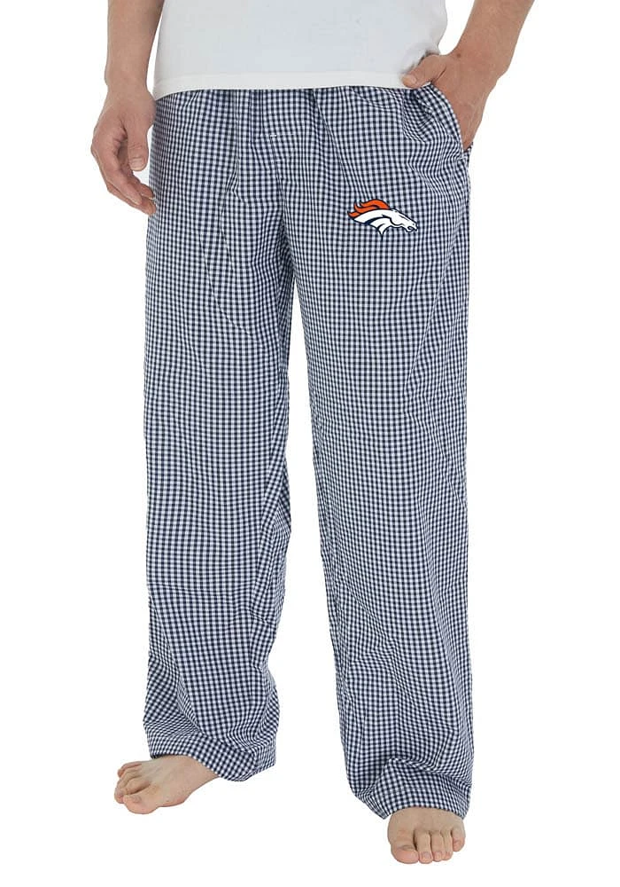 Concepts Sport Denver Broncos Mens Navy Blue Tradition Sleep Pants