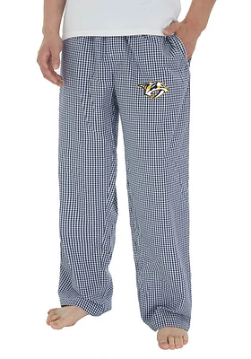 Concepts Sport Nashville Predators Mens Navy Blue Tradition Sleep Pants