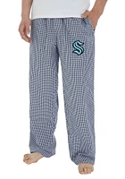 Concepts Sport Seattle Kraken Mens Navy Blue Tradition Sleep Pants