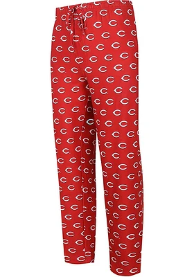 Cincinnati Reds Mens Red Gauge Sleep Pants