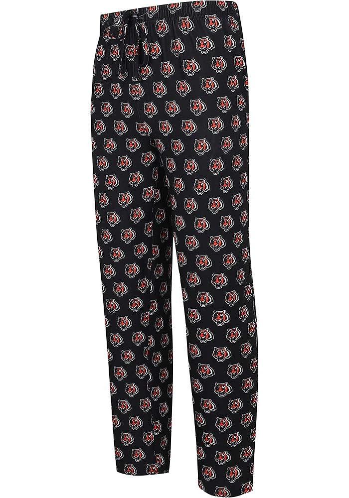 Cincinnati Bengals Mens Black Gauge Sleep Pants