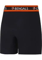 Cincinnati Bengals Mens Black Gauge Wordmark  Boxer Shorts