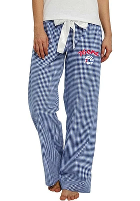 Concepts Sport Philadelphia 76ers Womens Blue Tradition Loungewear Sleep Pants
