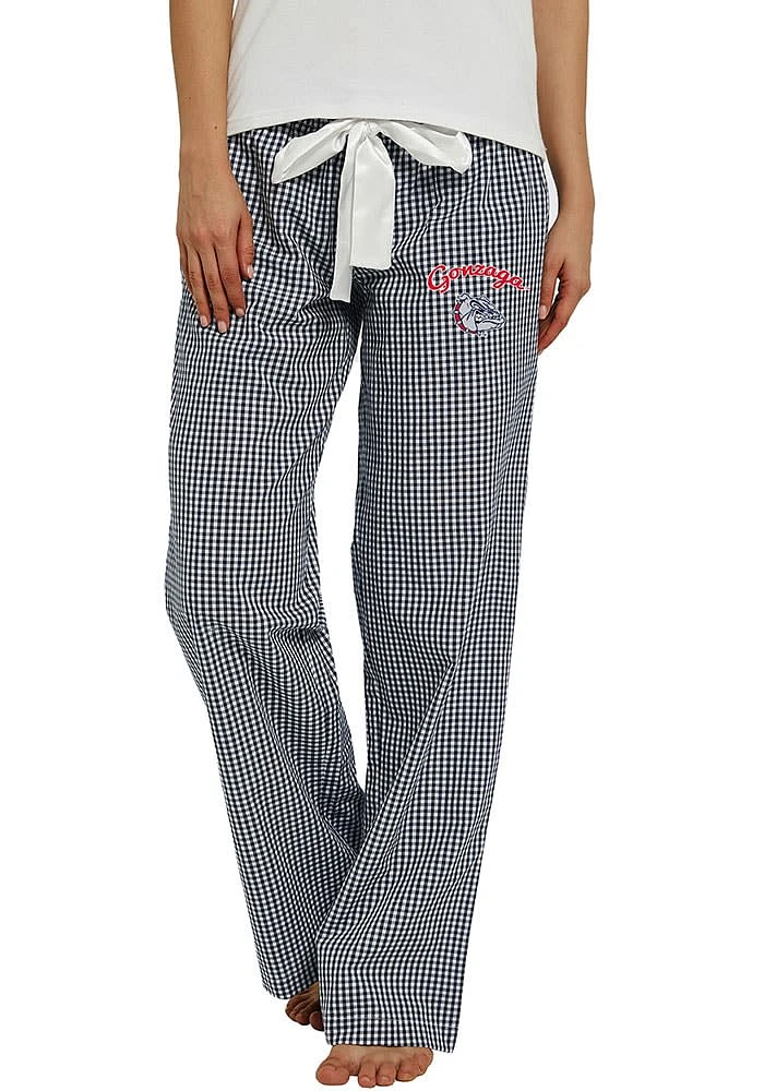 Concepts Sport Gonzaga Bulldogs Womens Navy Blue Tradition Loungewear Sleep Pants