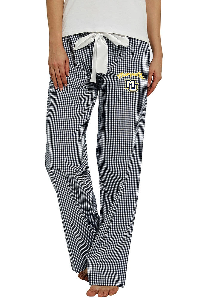 Concepts Sport Marquette Golden Eagles Womens Navy Blue Tradition Loungewear Sleep Pants