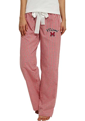 Concepts Sport Miami RedHawks Womens Red Tradition Loungewear Sleep Pants