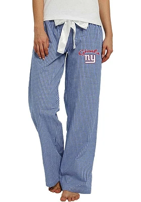 Concepts Sport New York Giants Womens Blue Tradition Loungewear Sleep Pants