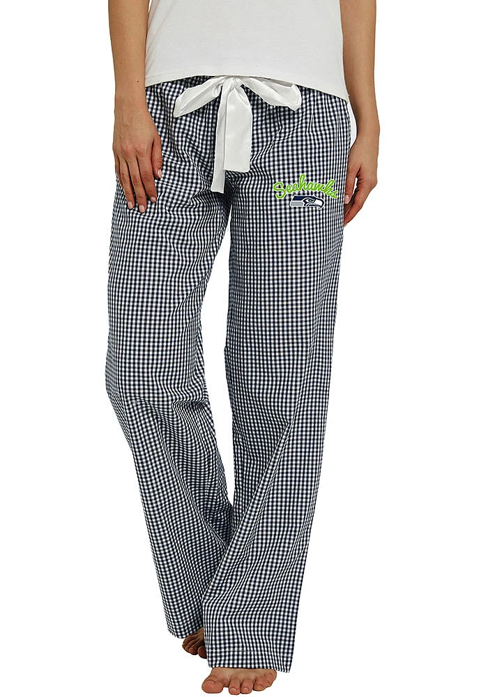 Concepts Sport Seattle Seahawks Womens Navy Blue Tradition Loungewear Sleep Pants