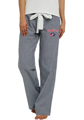 Concepts Sport Columbus Blue Jackets Womens Navy Tradition Loungewear Sleep Pants