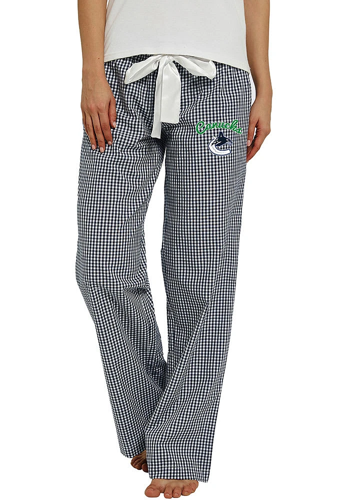 Concepts Sport Vancouver Canucks Womens Navy Blue Tradition Loungewear Sleep Pants