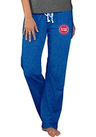 Concepts Sport Detroit Pistons Womens Blue Quest Knit Loungewear Sleep Pants