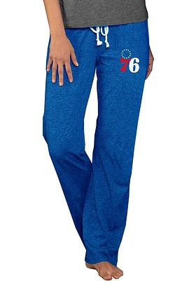 Concepts Sport Philadelphia 76ers Womens Blue Quest Knit Loungewear Sleep Pants