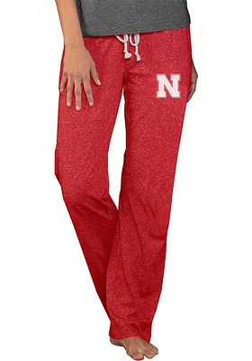 Womens Nebraska Cornhuskers Red Concepts Sport Quest Knit Loungewear Sleep Pants