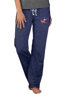 Concepts Sport Columbus Blue Jackets Womens Navy Quest Knit Loungewear Sleep Pants