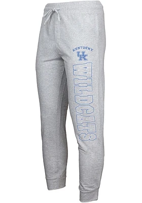 Kentucky Wildcats Mens Grey Exhibit French Terry Sweatpants