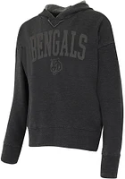 Cincinnati Bengals Womens Charcoal Volley Hooded Sweatshirt