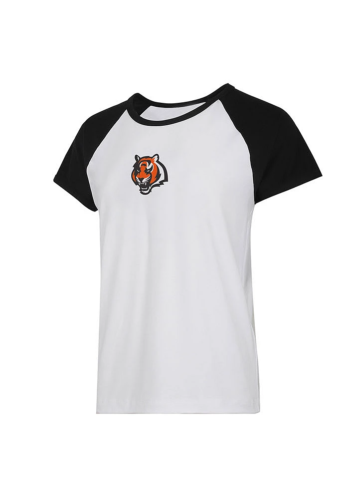 Cincinnati Bengals Womens White Gauge Short Sleeve T-Shirt