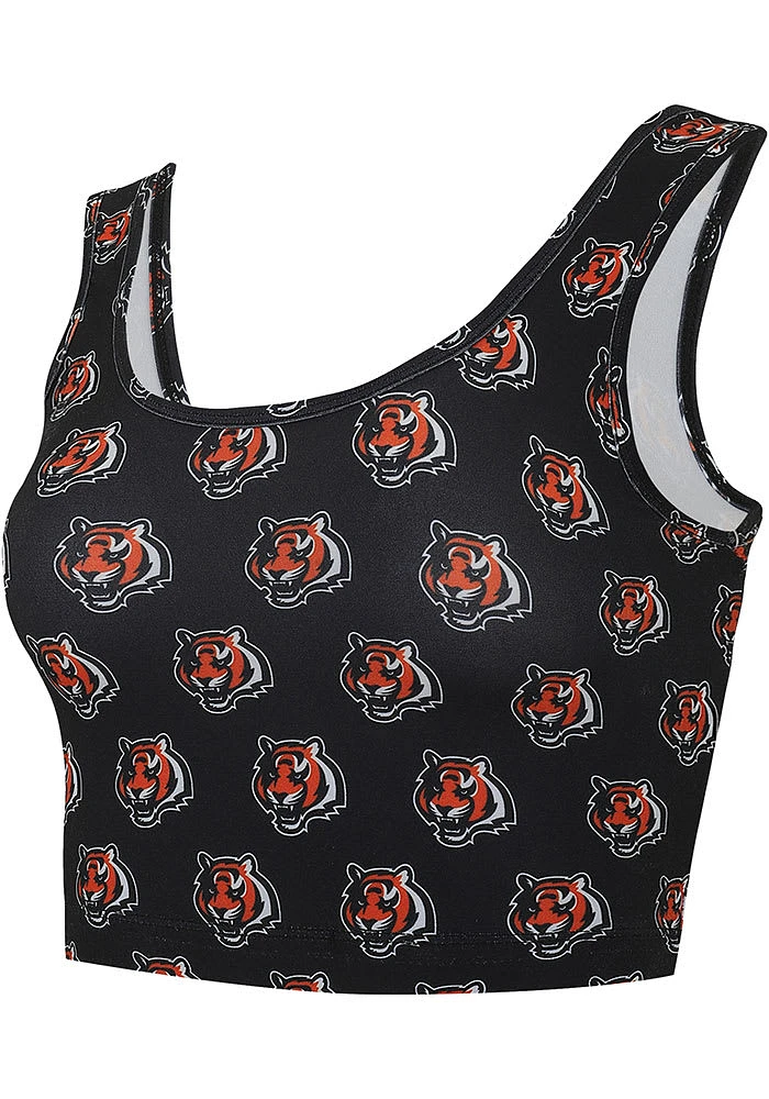 Cincinnati Bengals Womens Black Gauge Tank Top