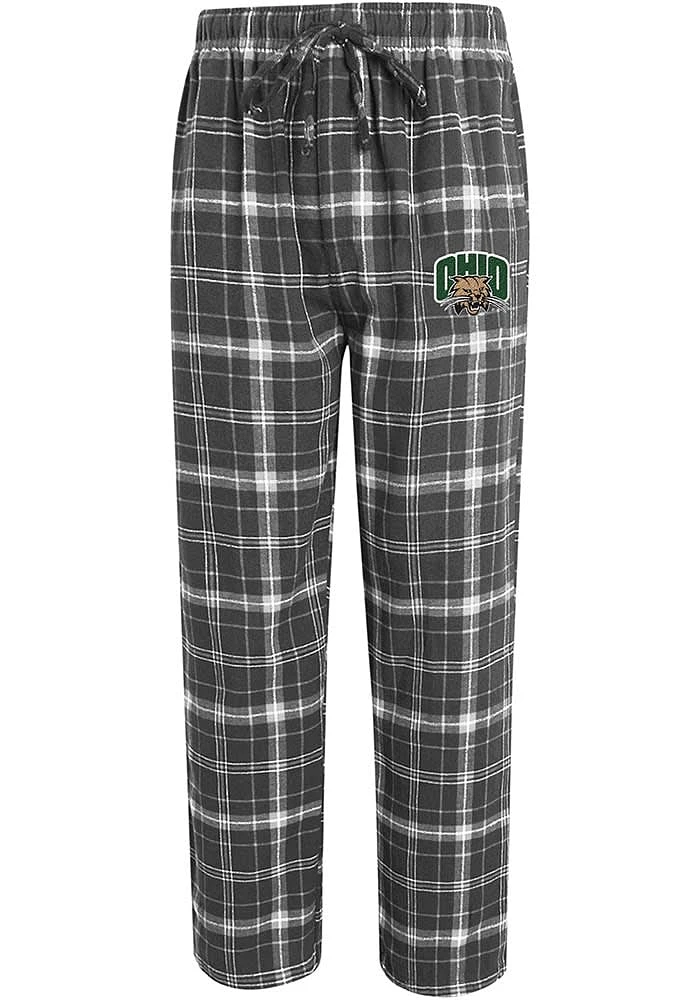 Ohio Bobcats Mens Charcoal Primary Logo Sleep Pants